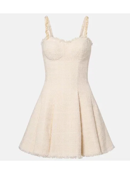 Rochie Balmain din tweed alb