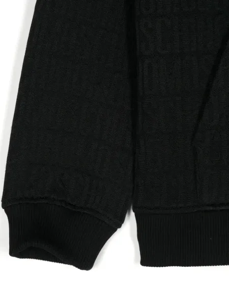 Bluza z kapturem dziecięca Moschino czarna