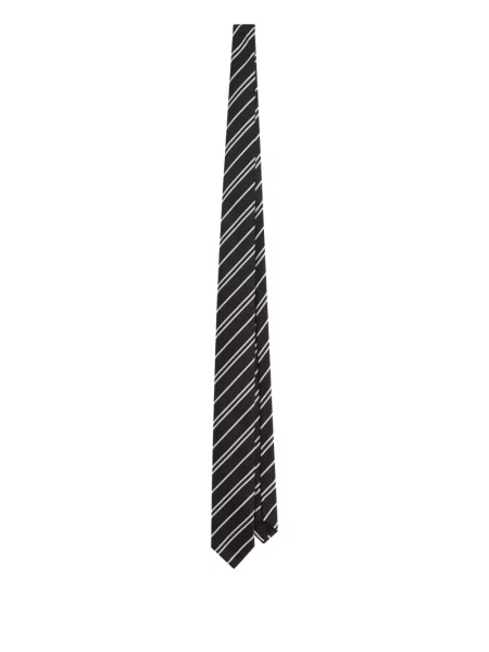 Cravată Dolce & Gabbana de mătase negru
