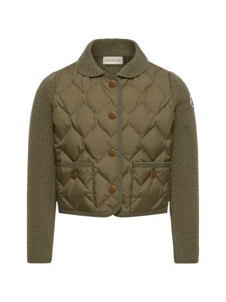 Dětské kardigan Moncler Enfant zelený