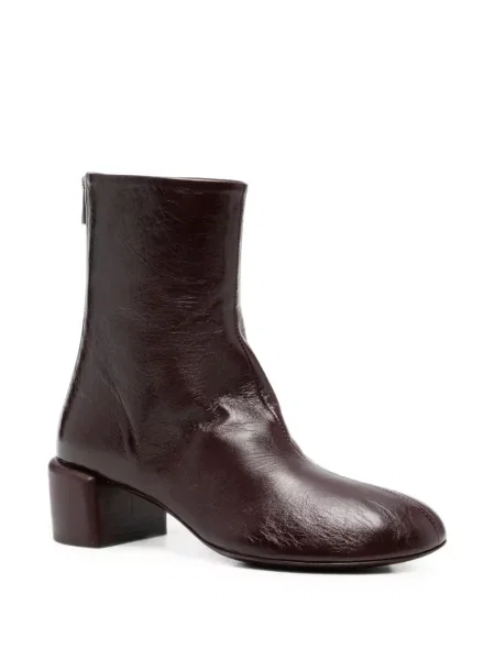 Botine Officine Creative din piele roșu