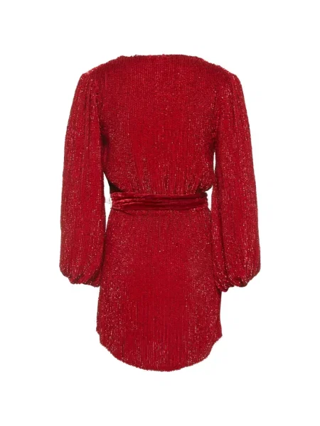 Rochie mini Retrofete cu paiete roșu