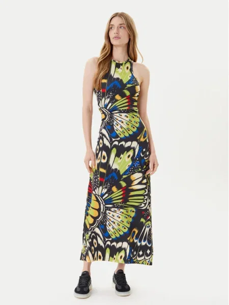 Adidas Ежедневна рокля FARM Premium Цветен черно