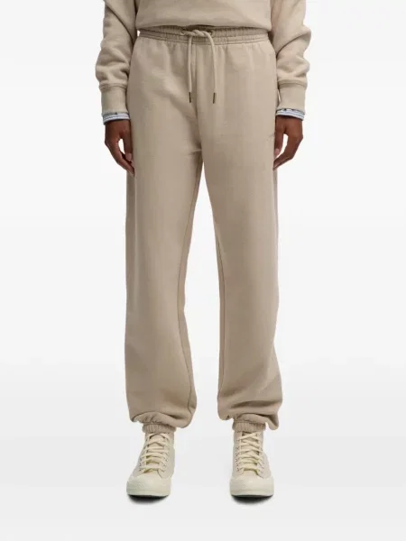 Pantaloni Superdry cu broderie alergare cu cordon