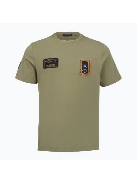 Мъжка тениска Aeronautica Militare lichen green зелено