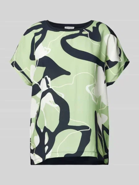 T-shirt o kroju regular fit z mieszanki bawełny i modalu Tom Tailor