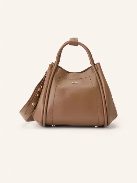 Max Mara Torebka Marine Extra Small braun brązowa