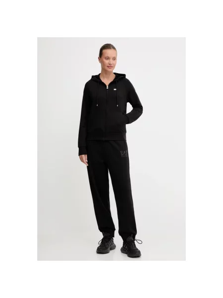 Bluza z kapturem Emporio Armani Ea7 z kapturem czarna