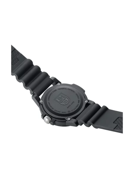 Lniany zegarek Luminox czarny