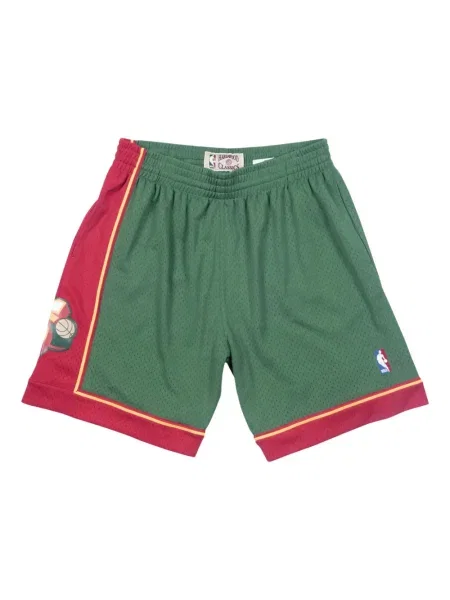 Pantaloni scurți Mitchell & Ness verde