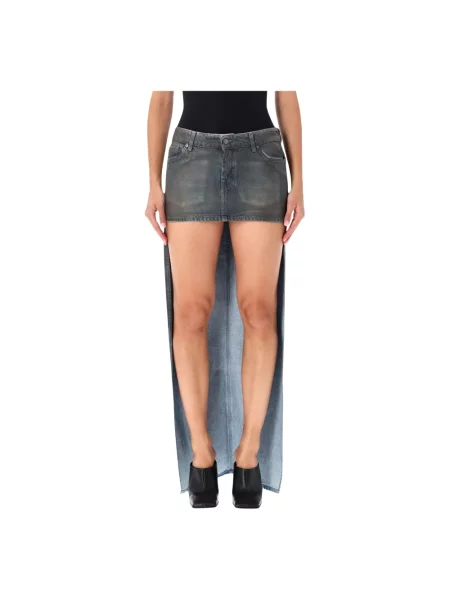 Spódnica mini 7 For All Mankind szara