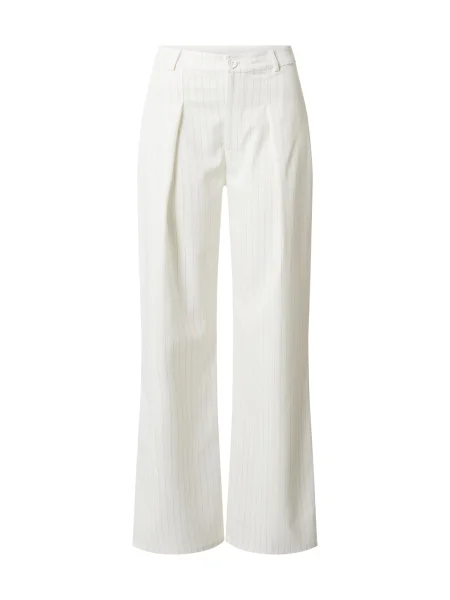 Ema Louise x ABOUT YOU Pantaloni cutați Liana gri închis alb