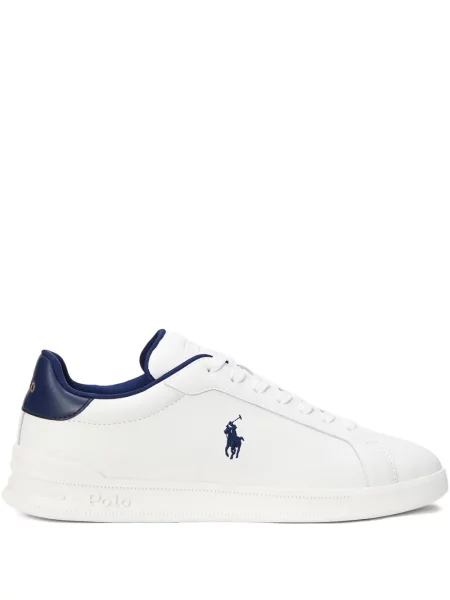 Slip de baie Polo Ralph Lauren alergare cu cordon cu imagine alb