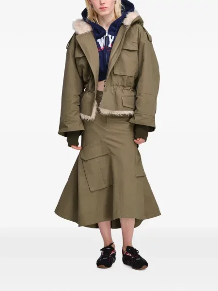 Decupat geacă parka Marc Jacobs verde