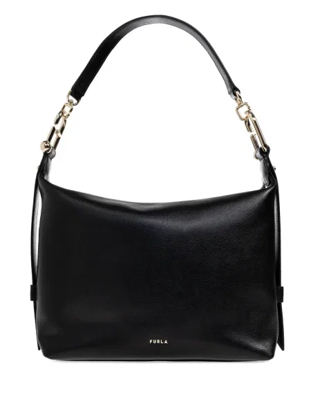 Geanta de piele Furla din piele negru