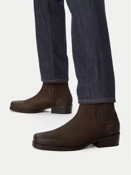 Sztyblety Guess Jeans brązowe
