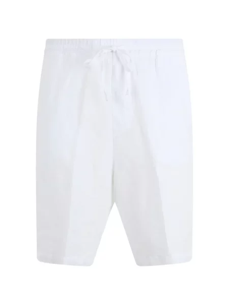 Pantaloni scurți 120% Lino cu cordon alb