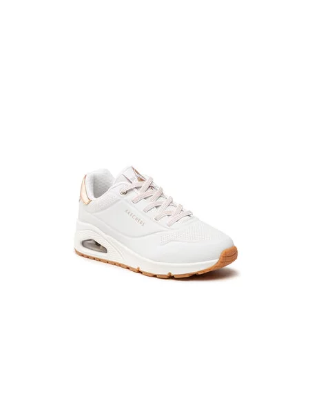 Superge Skechers Uno Shimmer Away bela
