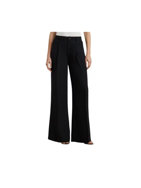 Lauren Ralph Lauren spodnie straight czarne
