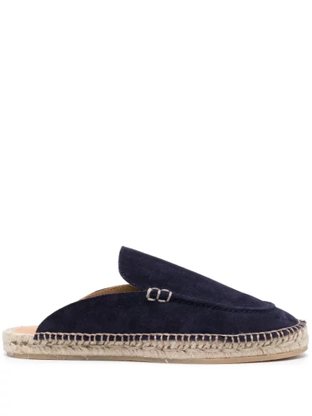 Espadrile Scarosso din piele de căprioară albastru
