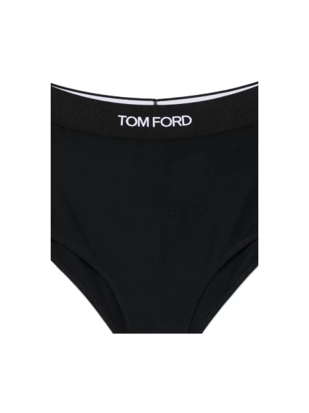 Lniane majtki Tom Ford czarne