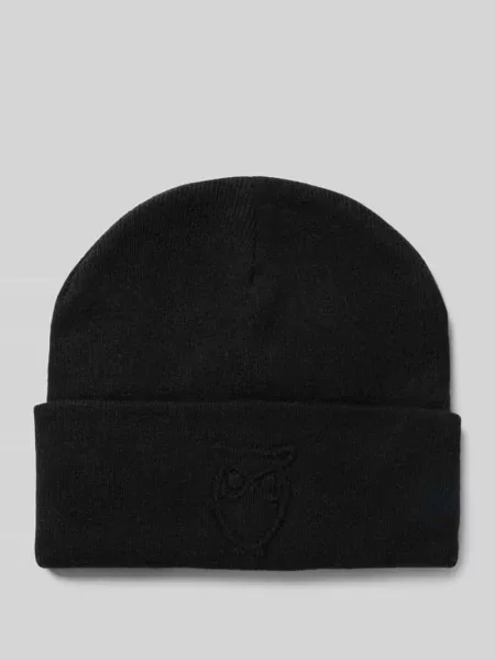 Czapka beanie z detalem z logo Knowledge Cotton Apparel