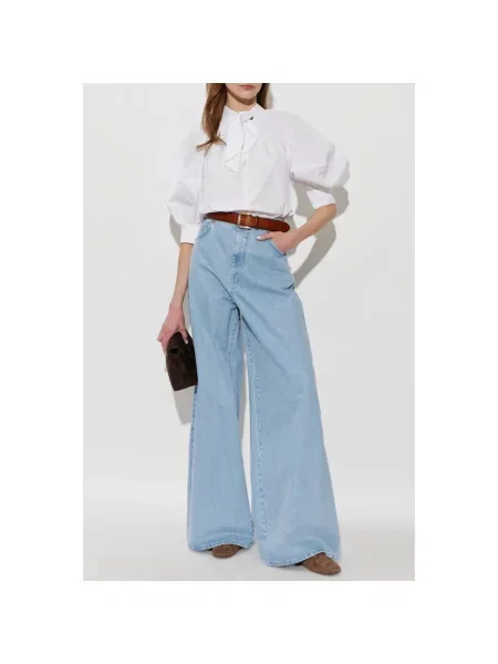 Jeansy Max Mara niebieskie
