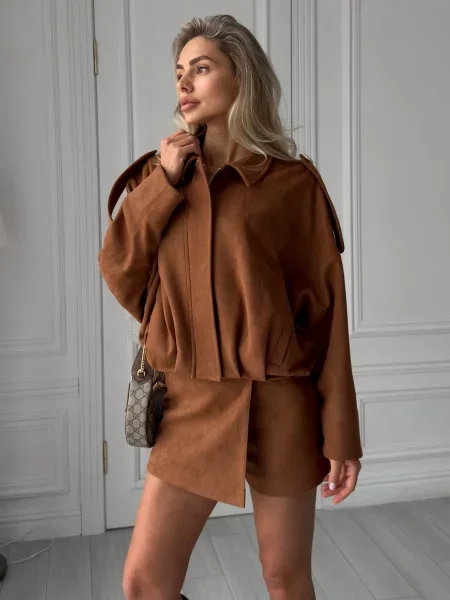 Бомбер Jadone Fashion Trim_rud золотий