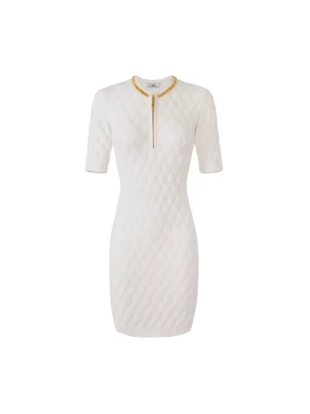 Sukienka mini Elisabetta Franchi biała