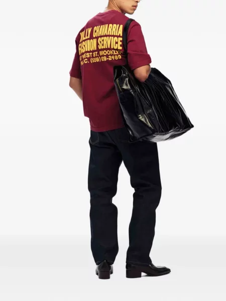 Tricou Willy Chavarria cu imagine roșu