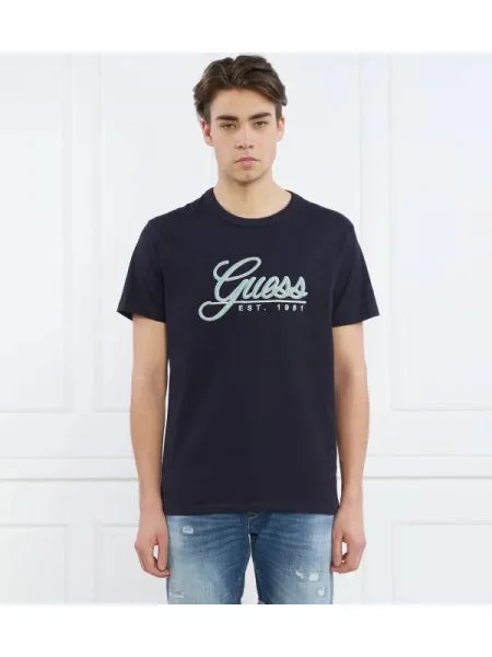 GUESS Tricou SS CN GUESS 3D EMBRO