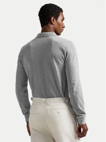 Polo Ralph Lauren Pólóing Custom Slim Fit szürke