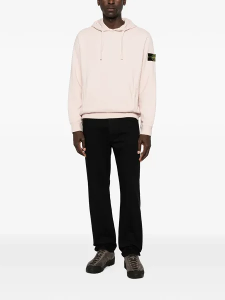 Hoodie Stone Island πέτρες με κορδόνι ροζ