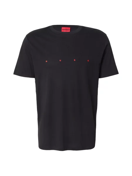 HUGO Tricou Dorosi roșu negru