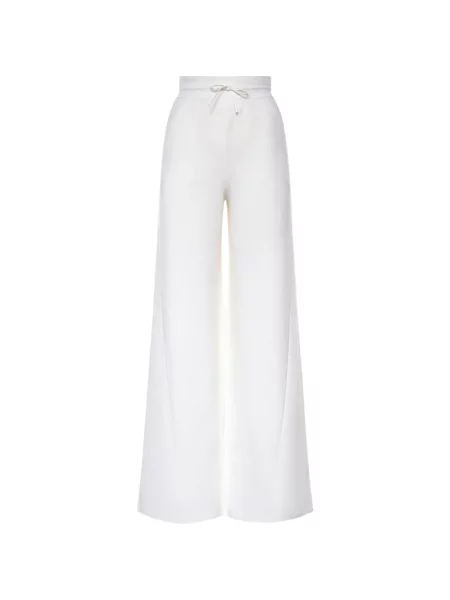Pantaloni Loro Piana cu cordon alb