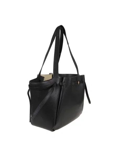 Shopperka Tory Burch skórzana czarna