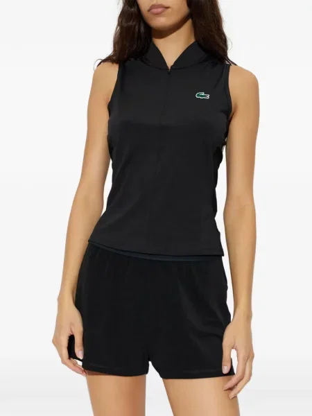 Top Lacoste fără mâneci negru