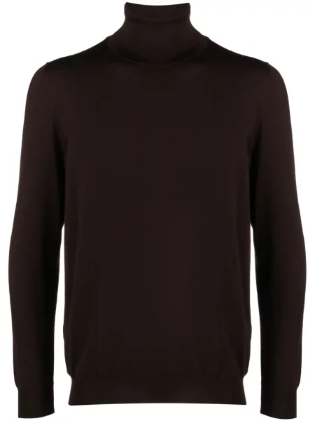 Sweter Kiton brązowy