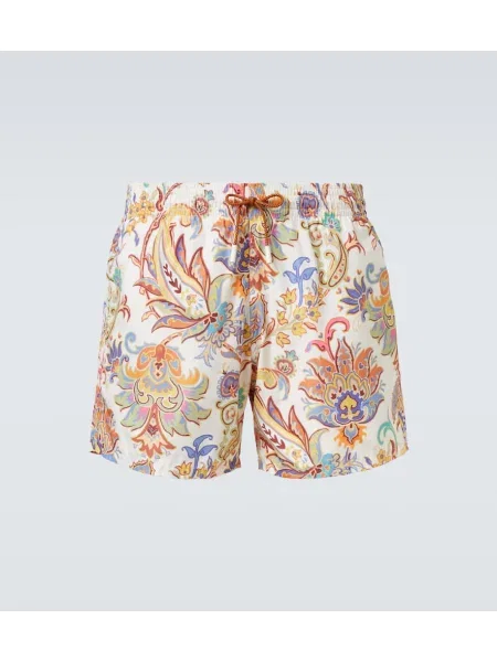 Slip de baie Etro cu model paisley