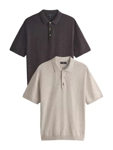 Next Pulover amestecat / maro amestecat bej