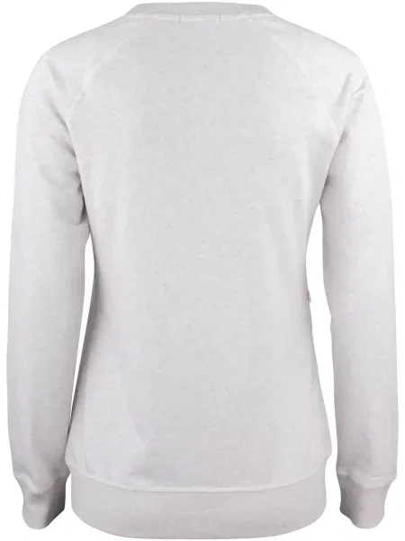 Clique Premium OC Roundneck bluza z bawełny organicznej – nature szara