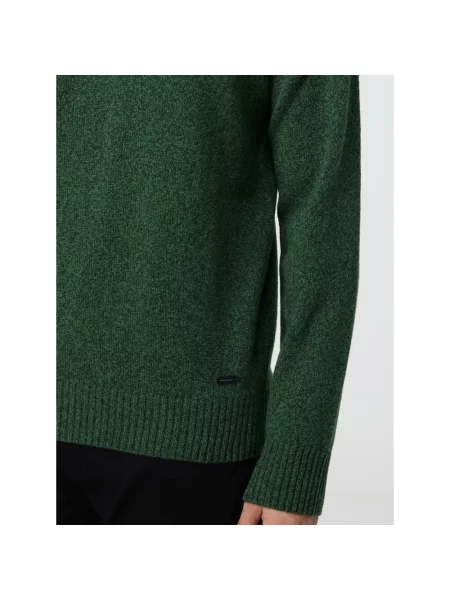 Sweter Brooksfield wełniany zielony