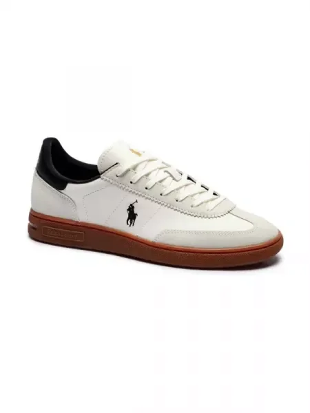 POLO RALPH LAUREN De piele sneakers alb