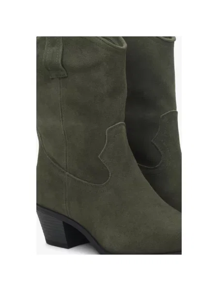 Козаки велюрові темно-зелені Estro зелені