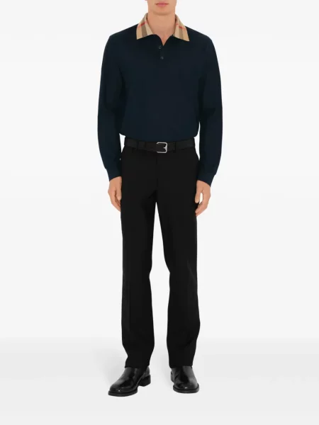Polo Burberry niebieskie