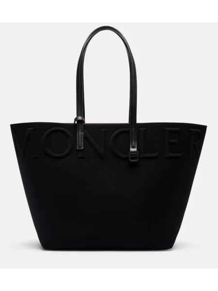 Geantă Moncler tricotate negru