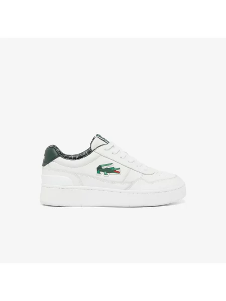 Lacoste Buty Sportowe Aceclip Premium Z Grafiką Krokodyla 3D białe