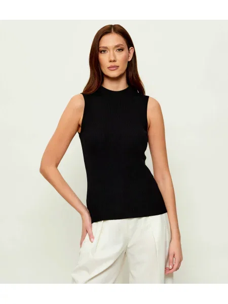 BOSS BLACK Top Feskies fekete