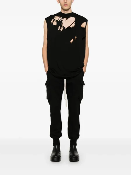 Pantaloni Rick Owens Drkshdw alergare negru