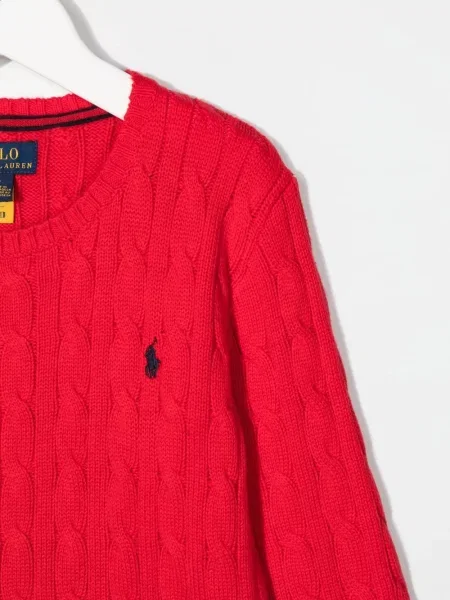 Koszulka polo dziecięca Polo Ralph Lauren czerwona